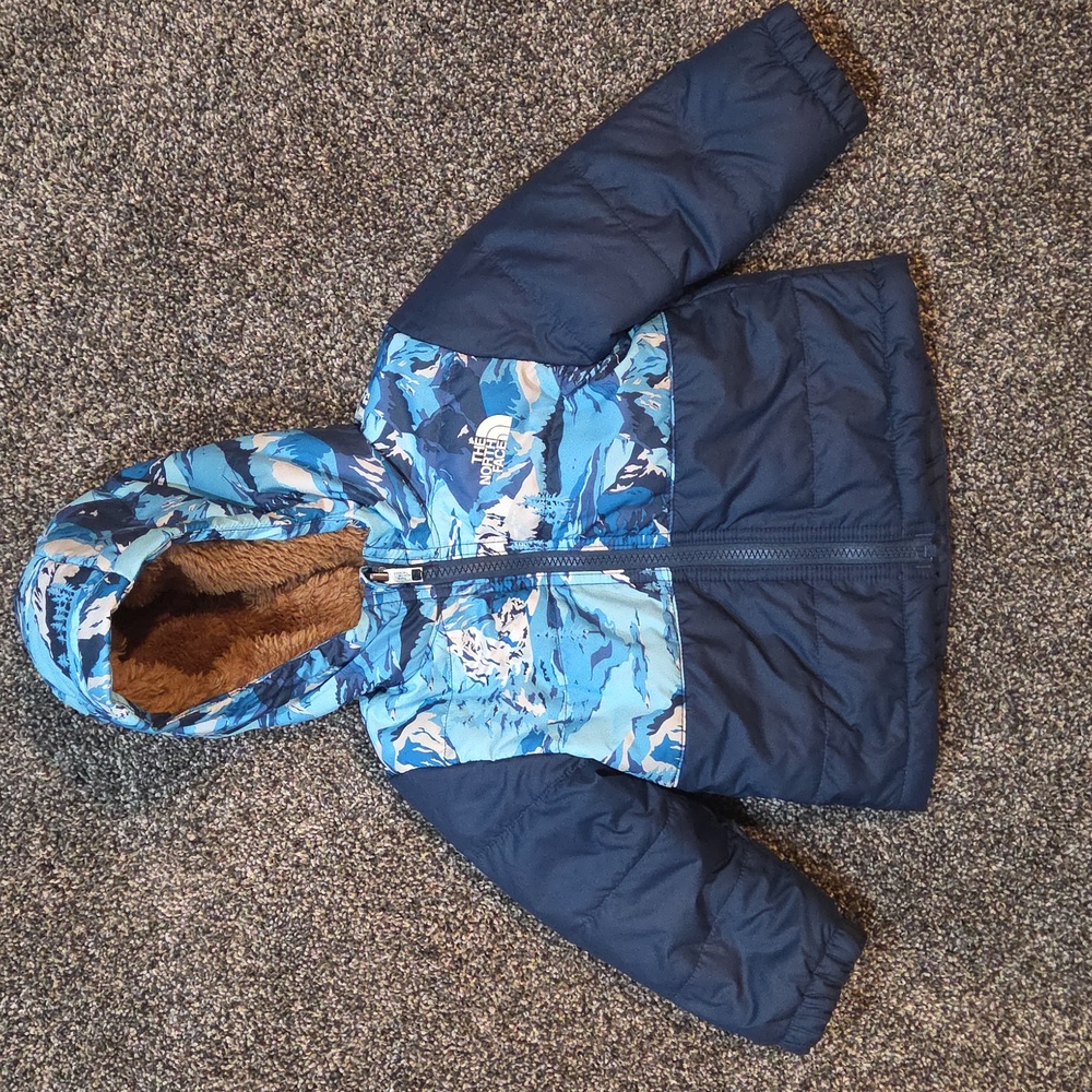 The North Face Blue and Navy Hooded Jacket